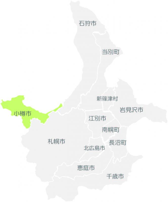 小樽市地図