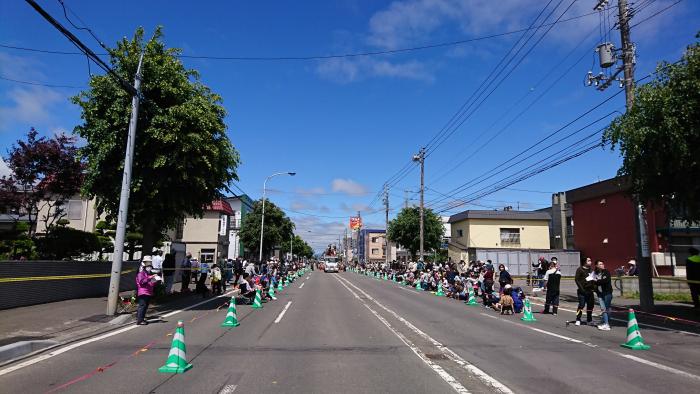 新琴似会場　最終日（12日）好天に恵まれ