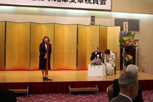 佐々木区長のあいさつ