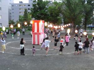 新琴似第一公園盆踊り