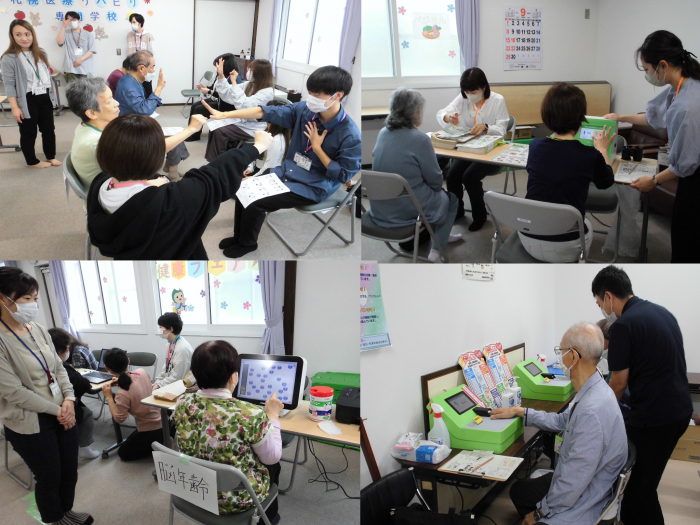 賑わっている各ブースの様子