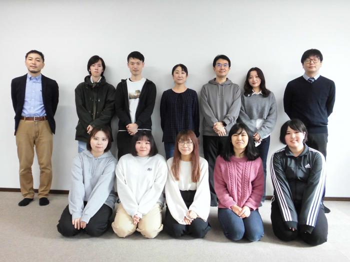 協力してくれた専門学校生たちの集合写真