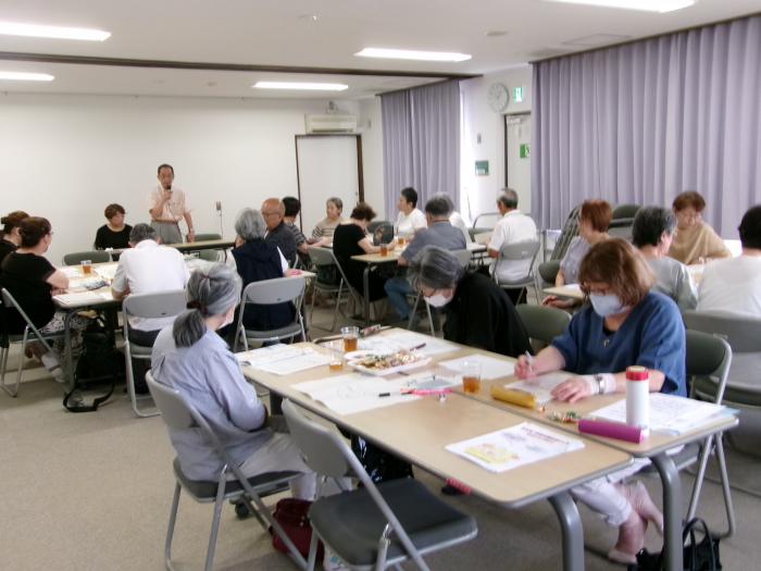 皆で歌を歌いました。