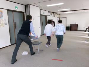 握力測定の様子