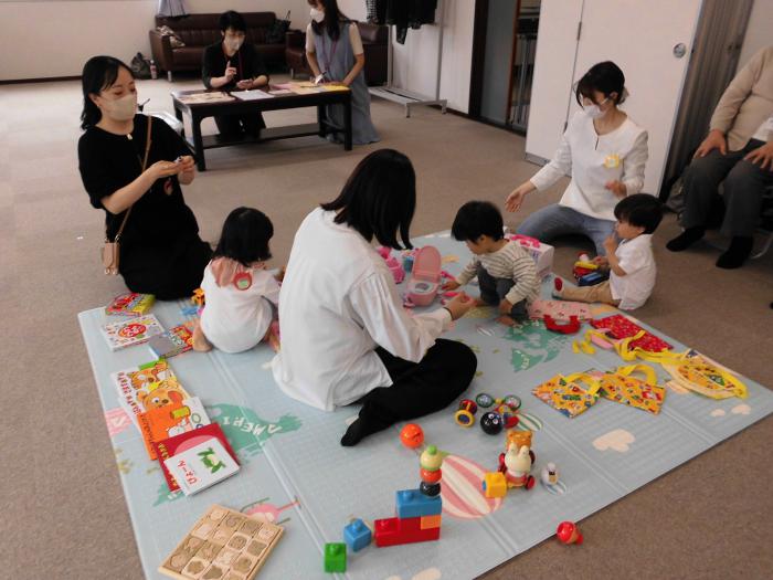 6組の親子が遊びに来てくれました！