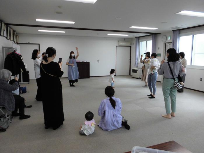 最後はみんなでアンパンマン体操を踊りました