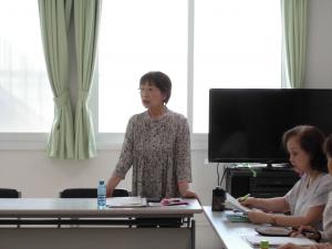 畠分団長の挨拶