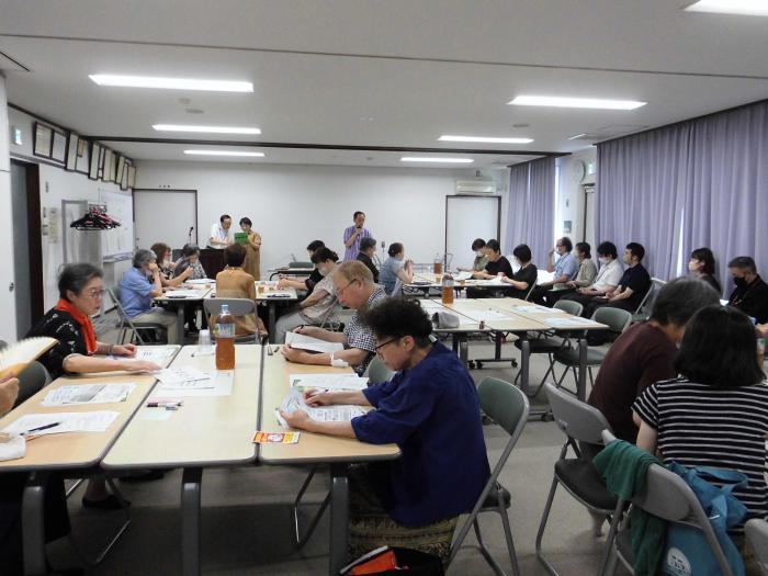 四福祉の会に分かれて会議が始まりました
