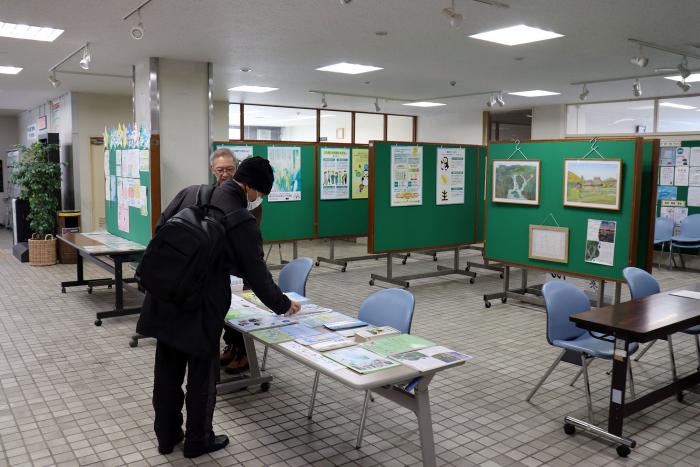 パネル展のようす