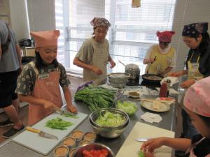 北区産野菜を使ったファミリークッキング教室