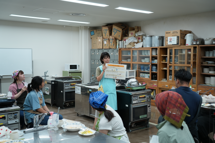 朝食に関する座学
