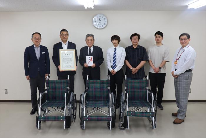 宮坂代表取締役と北区社会福祉協議会田㞍会長