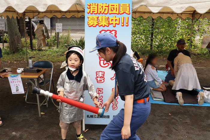消防団ブース