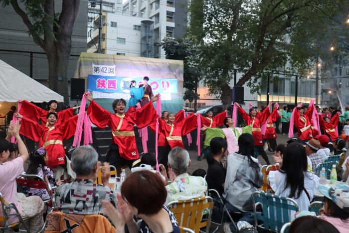 YOSAKOIの演舞