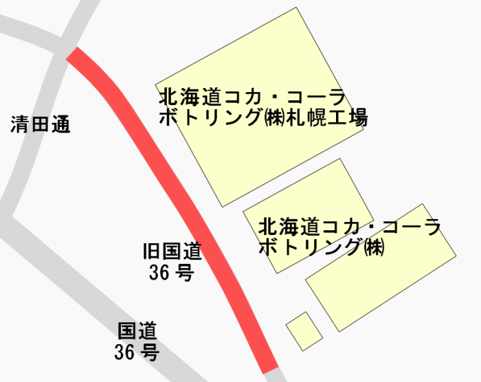 北海道コカ・コーラボトリング株式会社活動区域