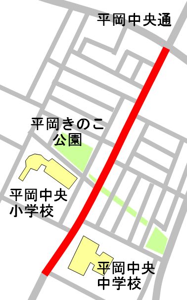 パークシティ平岡町内会活動区域