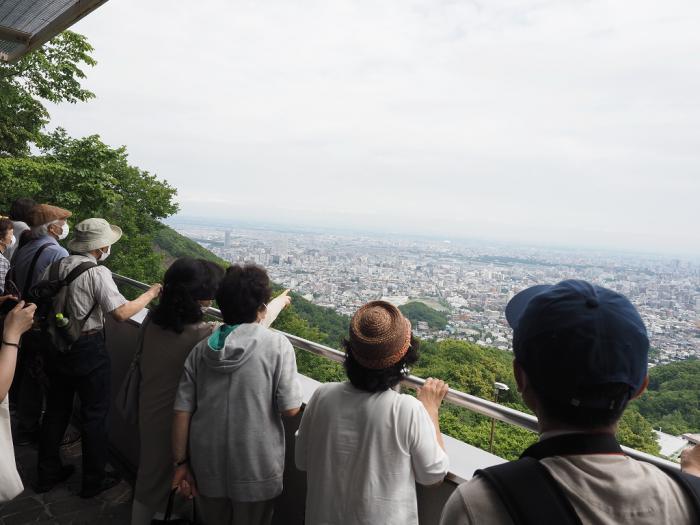 大倉山ジャンプ競技場見学の様子1