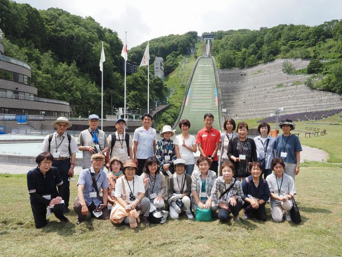 大倉山ジャンプ競技場見学の様子3