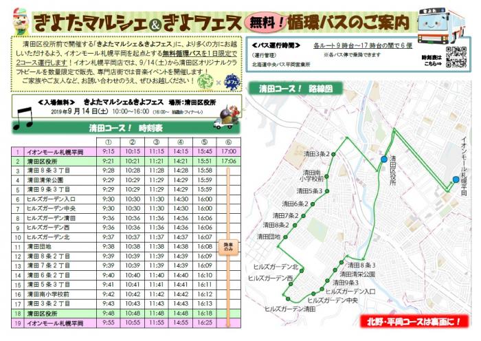 2019マルフェス無料循環バス1