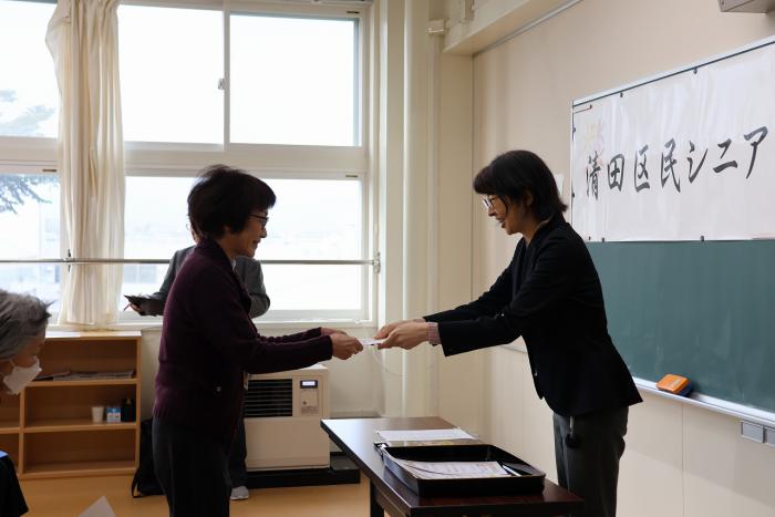 シニアスクール卒業式2