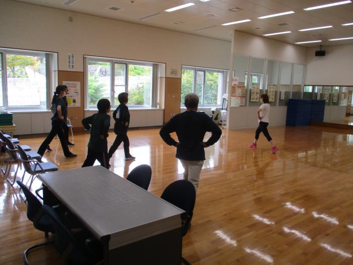 ウオーキング実技指導