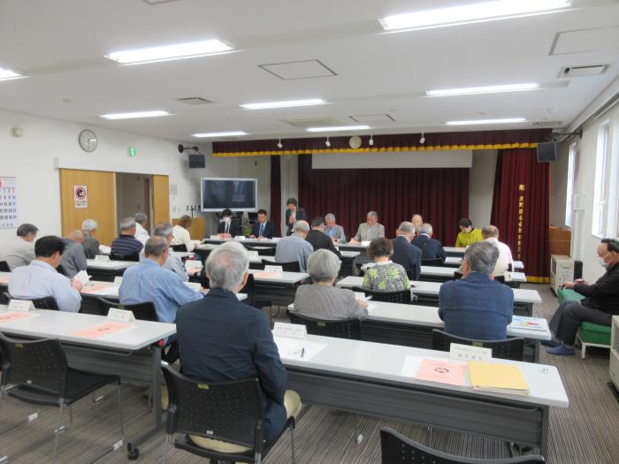 R7北野地区社会福祉協議会総会の様子
