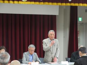 北野地区社会福祉協議会岡本会長の挨拶