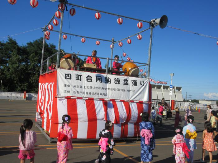 R7四町内合同盆踊り1