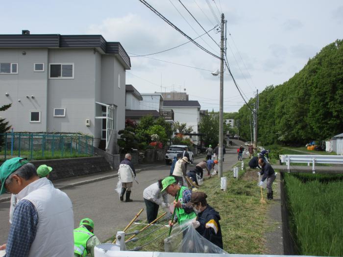 吉田川清掃（上北野町内会）