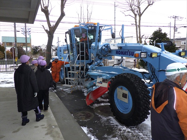 乗車体験（大型グレーダー）