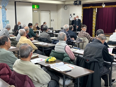 菊地会長からユーモアのあるご挨拶