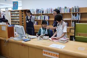 清田図書館一日司書体験4