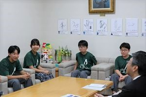 北野少年少女合唱団の表敬訪問4