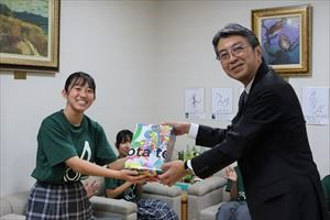北野少年少女合唱団の表敬訪問2