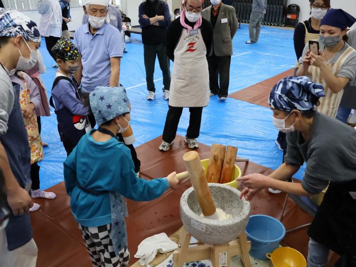 清田中央餅つき
