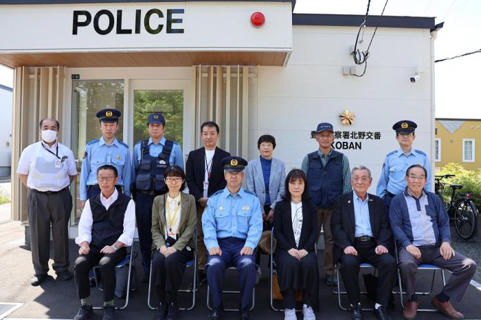 リニューアルした北野交番