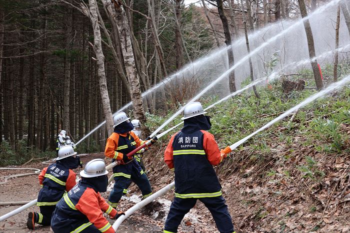 白旗山林野火災訓練1