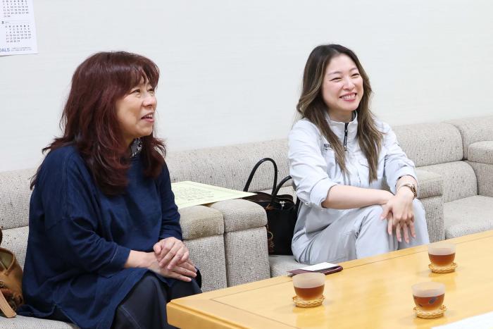 エコーライン株式会社へ感謝状贈呈2