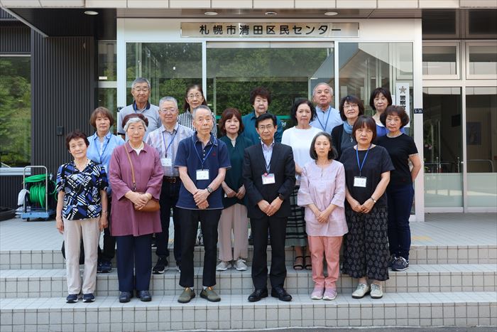 清田区高齢者教室「ふれあい学園」入学式の様子1