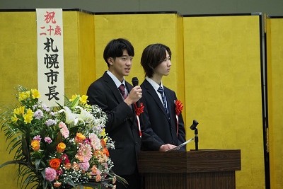 司会を務めた浅野さんと金子さん