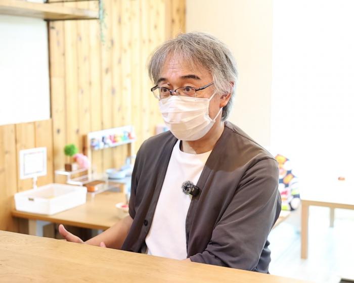インタビューの様子