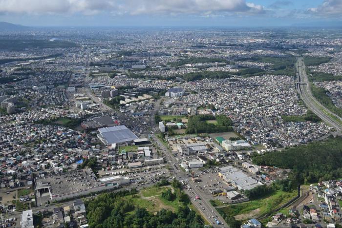 上空からの清田区