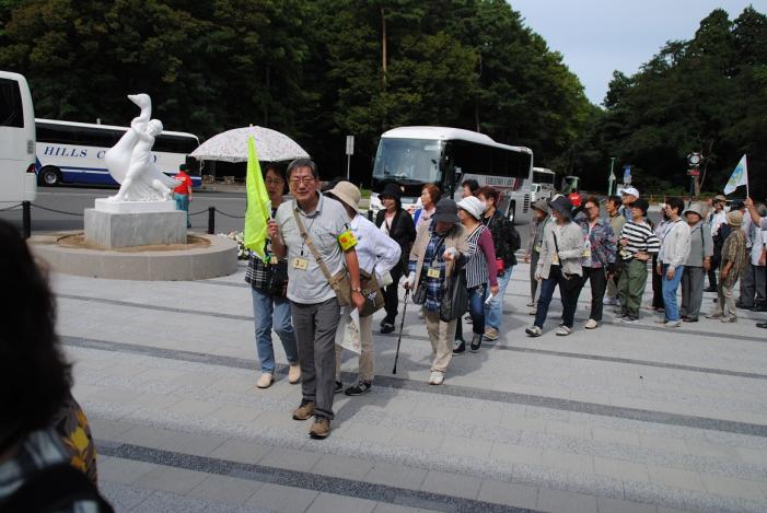 日帰りバス旅行の様子