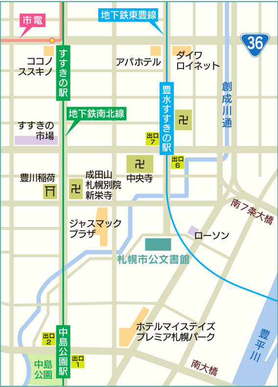 周辺地図（令和6年5月）