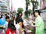 中心街のお祭り企画の写真