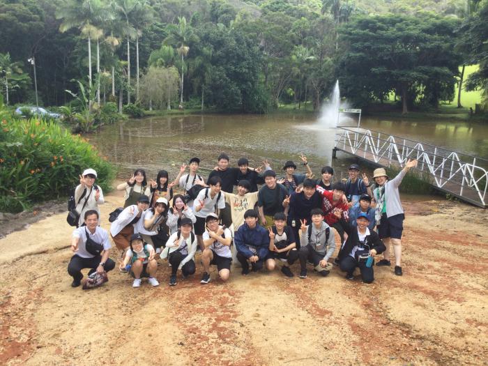 光星中学校生徒遠足写真