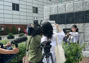 写真：さっぽろティーンズ委員会札幌紹介動画撮影の様子2