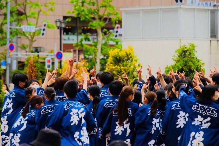 札幌新陽高校活動写真（よさこい）