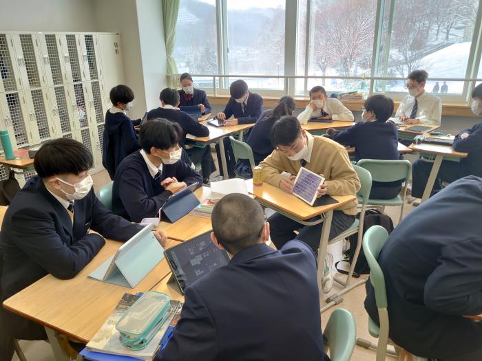 東海大学付属札幌高校授業写真