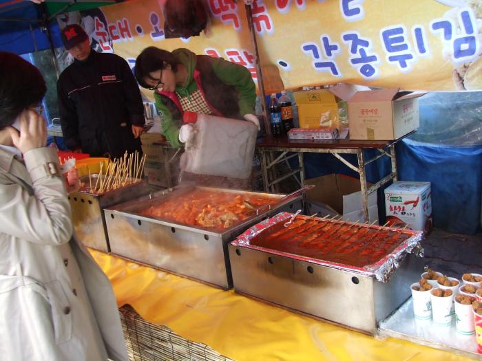 露店の軽食